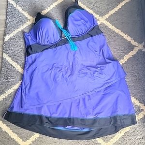 Tankini and swim skort set